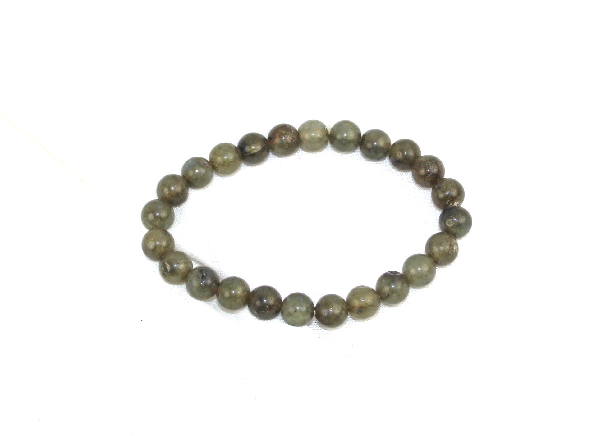 Jet Labradorite Bracelet | 8mm Beads | Negative energy protection | Mental clarity