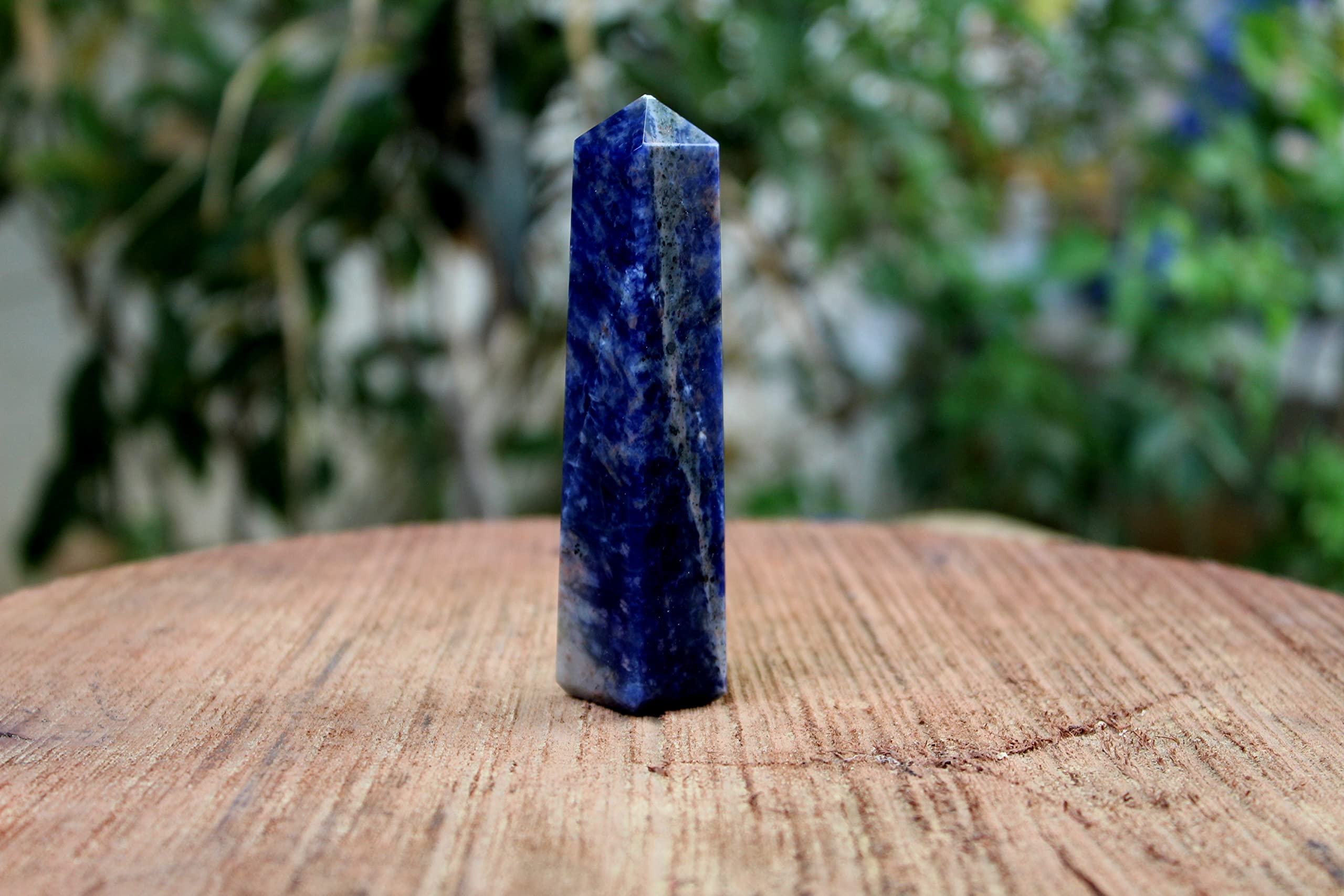 Sodalite Gemstone Tower | 3.5-4 inch | Clarity Of Thought | Natural | Home Decor