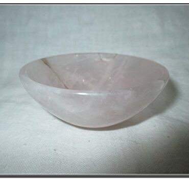 Rose Quartz Gemstone Bowl | 3-inch |  Promotes Love & Emotional Healing | Home Decor