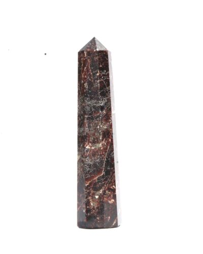 Garnet Gemstone Obelisk | 3.5-4 inch | Protection and Manifestation | Natural | Home Decor