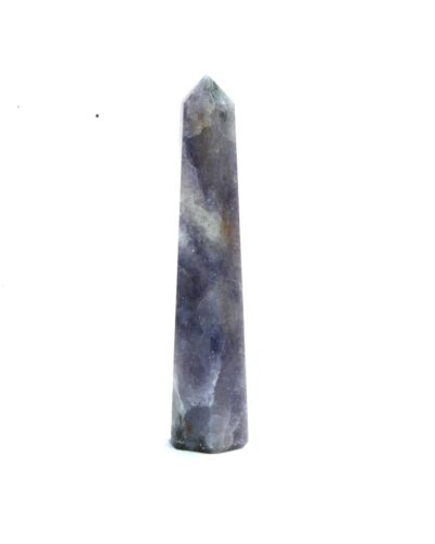 Iolite Gemstone Obelisk | 3.5-4 inch | Stability & Creativity | Natural | Home Decor