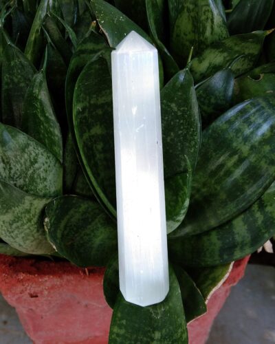 Selenite Crystal Obelisk | 3.5-4 Inch | Cleansing & Energized | Natural | Home Decor