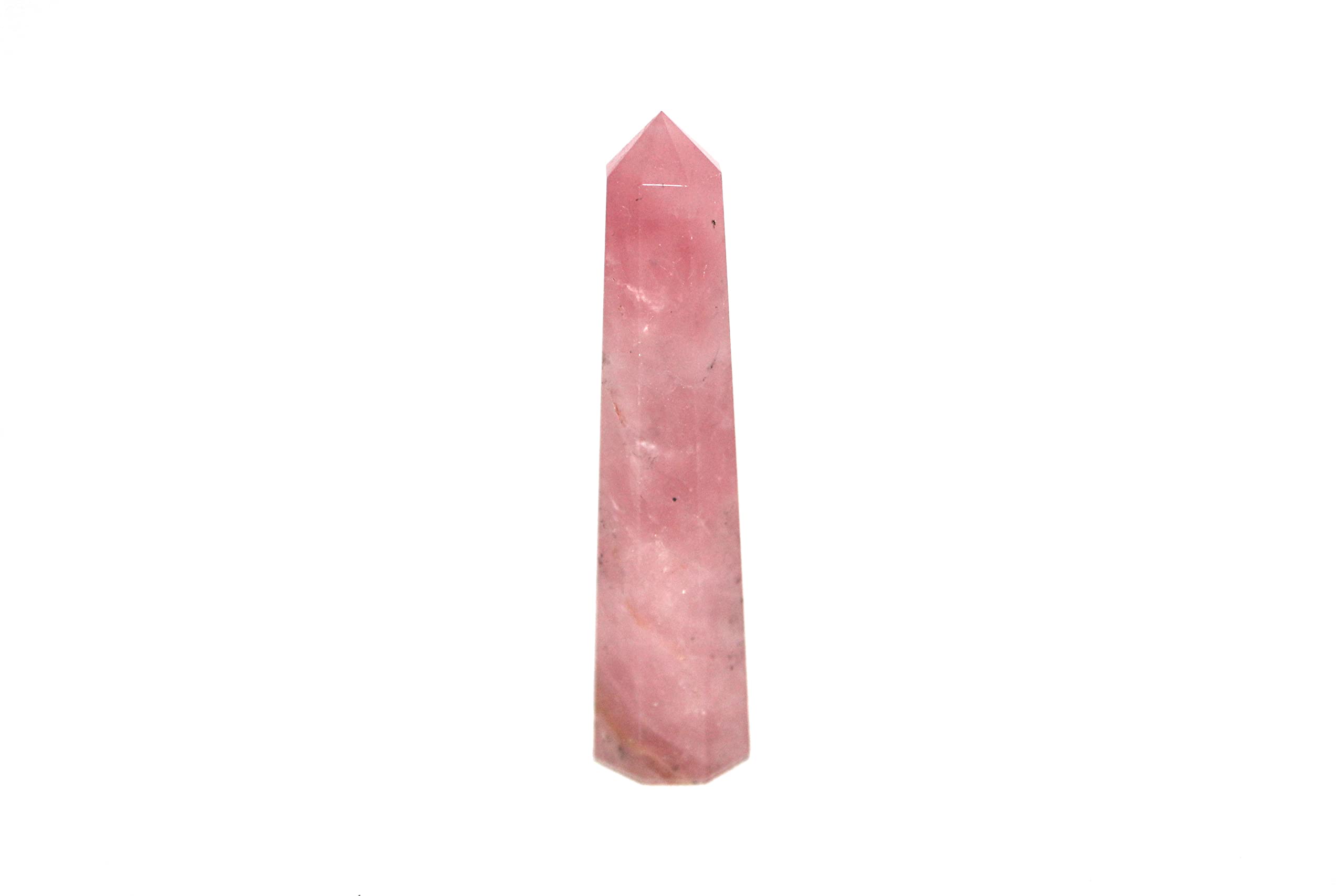 Rose Quartz Gemstone Obelisk | 3.5-4 inch | Promote Love & Relationship | Natural | Home Decor