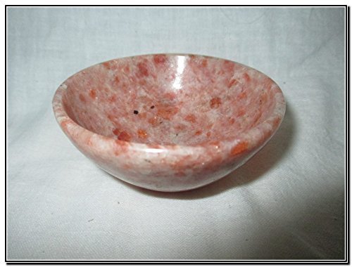 Sunstone Gemstone Bowl | 3-inch | Vitality & Boost Energy | Home Decor