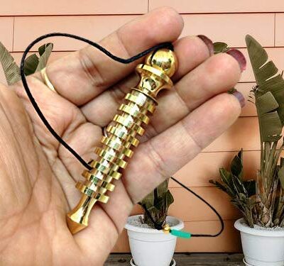 9 Isis With Chord Brass Pendulum | Spiritual Healing , Divine Energy | Metal Pendulum
