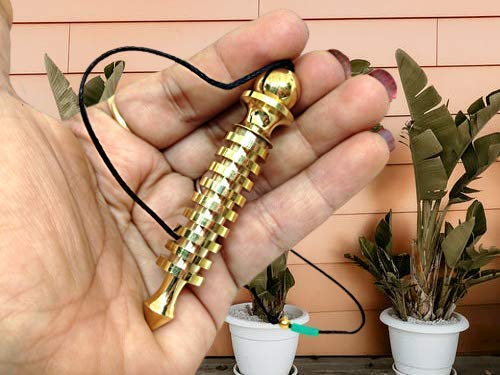 9 Isis With Chord Brass Pendulum | Spiritual Healing , Divine Energy | Metal Pendulum