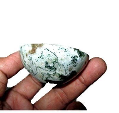 Tree Agate Gemstone Bowl | 3-inch | Encourage Abundance and fullness | Home Decor