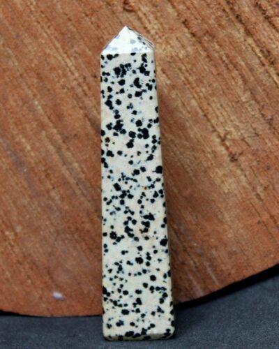 Dalmation Jasper Gemstone Tower | 3.5-4 inch | Clarity Of Mind | Natural | Home Decor