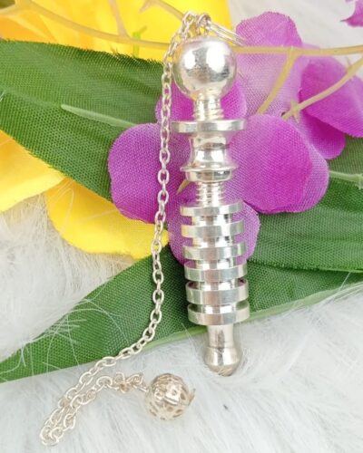 6 Isis Silver Plated 6Pendulum | Dowsing , Spirituality | Metal Pendulum