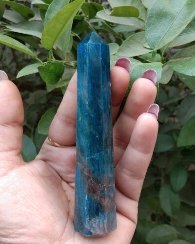 Apatite Gemstone Obelisk | 3.5-4 inch | Clarity & Focus | Natural | Home Decor