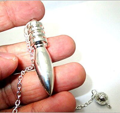 4 Isis Karnak Silver Plated Pendulum | Spiritual Healing , Dowsing | Metal Pendulum