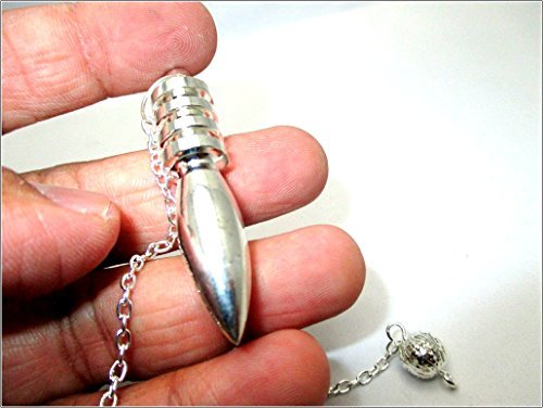 4 Isis Karnak Silver Plated Pendulum | Spiritual Healing , Dowsing | Metal Pendulum