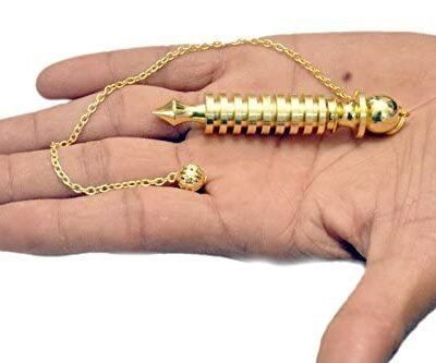9 Isis Gold Plated Pendulum | Spiritual Healing , Divine Energy | Metal Pendulum