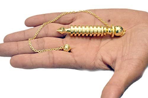 9 Isis Gold Plated Pendulum | Spiritual Healing , Divine Energy | Metal Pendulum