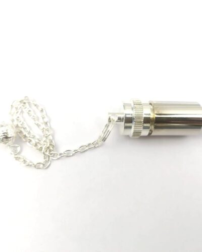 Authentic Bullet Silver Plated Pendulum | Healing | Spirituality | Divine | Metal Pendulum