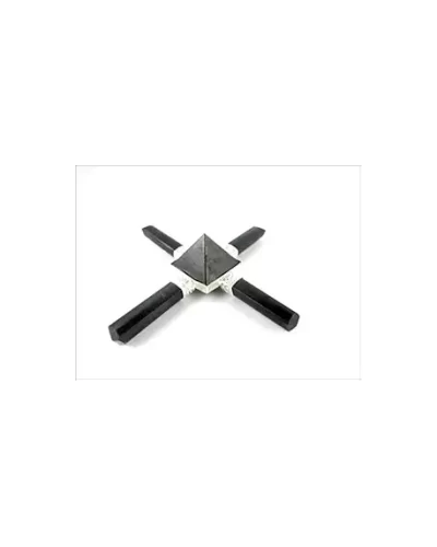 Natural Black Tourmaline Generator | 4 Point | Protection | Spiritual | Remove Negative energy | Energy Cleansing