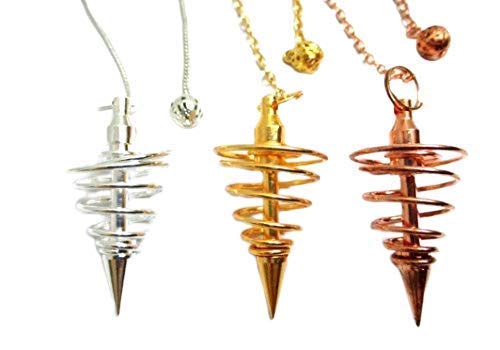 Vortex Metal Pendulum Set | Spirituality | Healing | Reiki Balance | Metal Pendulum Set