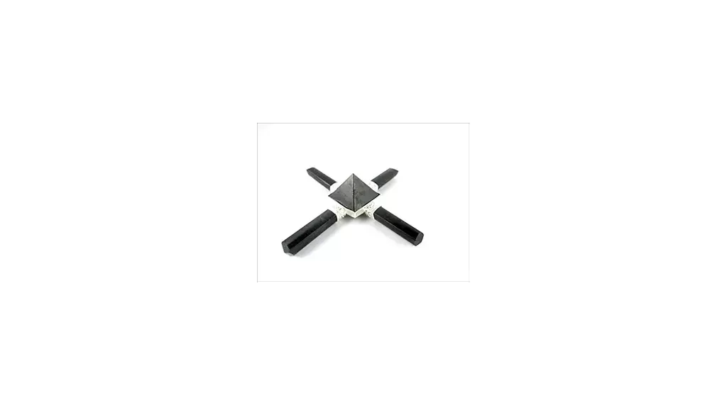 Natural Black Tourmaline Generator | 4 Point | Protection | Spiritual | Remove Negative energy | Energy Cleansing