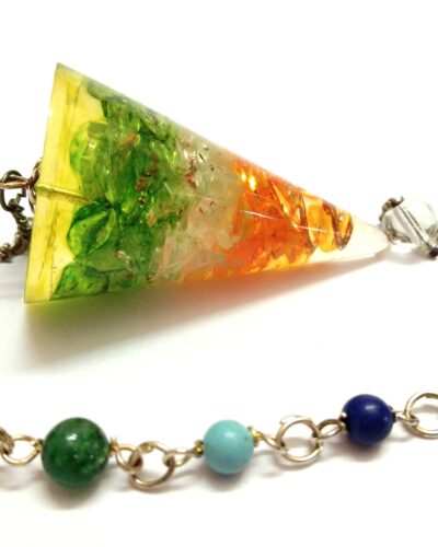 Triple Color Orgone Pendulum | Healing | Spiritual | Dowsing | Orgone Pendulum