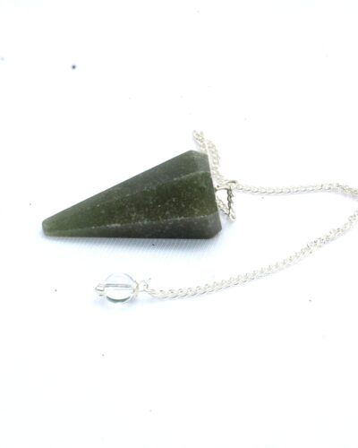 Green Aventurine Cone Pendulum | Energy | Spirituality | natural | Stone Pendulum