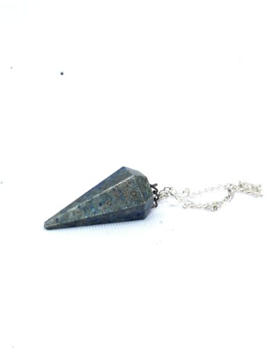Lapis Lazuli Cone faceted Pendulum | Focus Enhancement | Spiritual Healing | Dowsing Pendulum