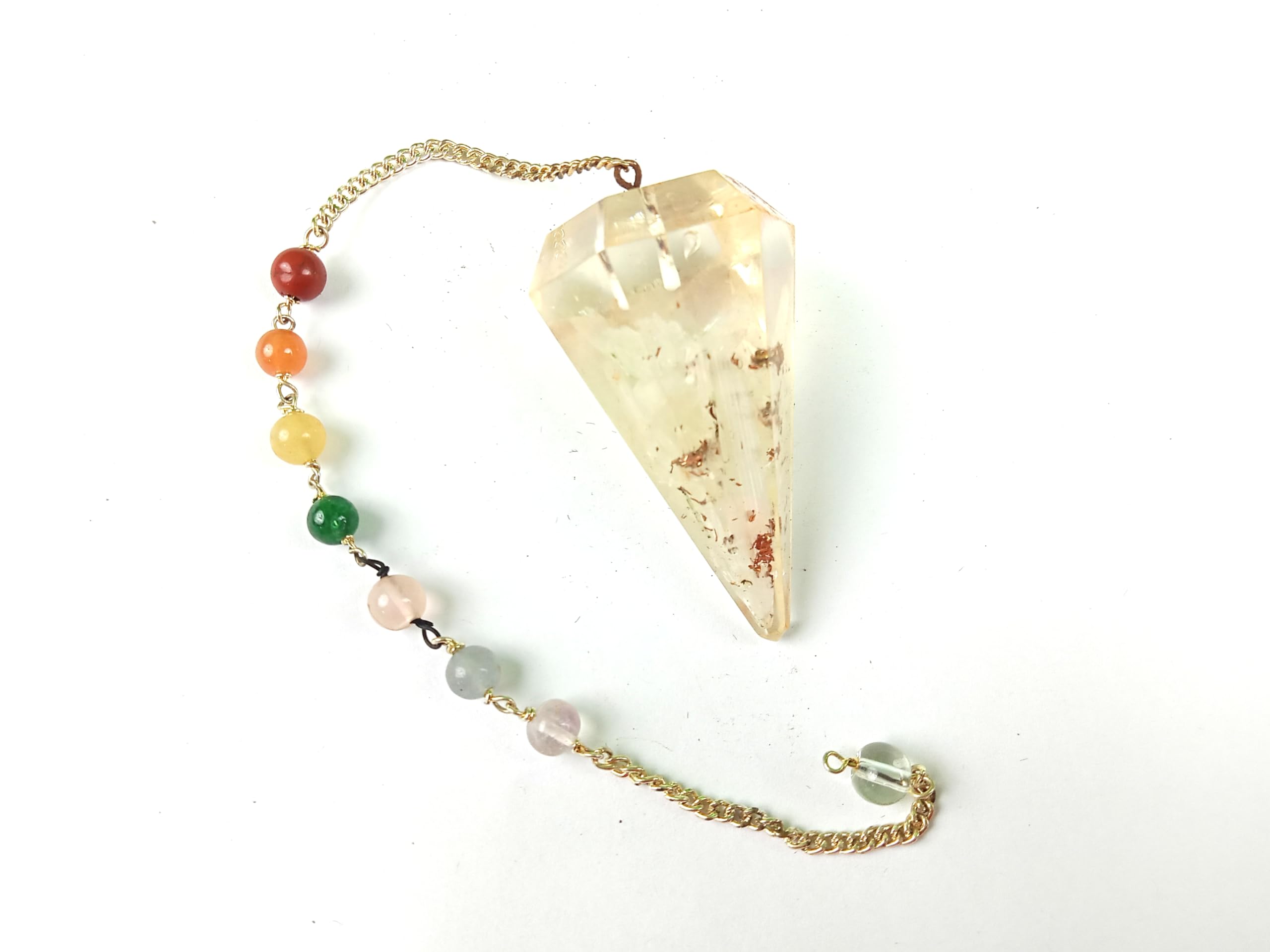 Selenite Pendulum | Energy Amplification | Dowsing Pendulum | Healing | Orgone Pendulum