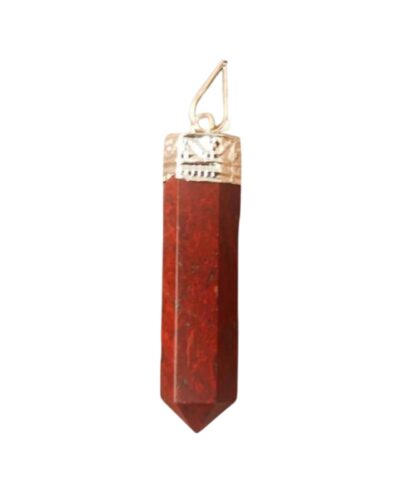 Red Jasper point Pendant | Grounding Stability | Spirituality | Balancing | Natural Crystal Point Pendant
