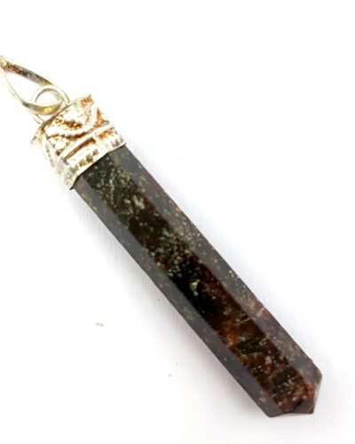 Garnet Point Faceted Pendulum | Gemstone Healing | Crystal Therapy | Natural Gemstone Pendant