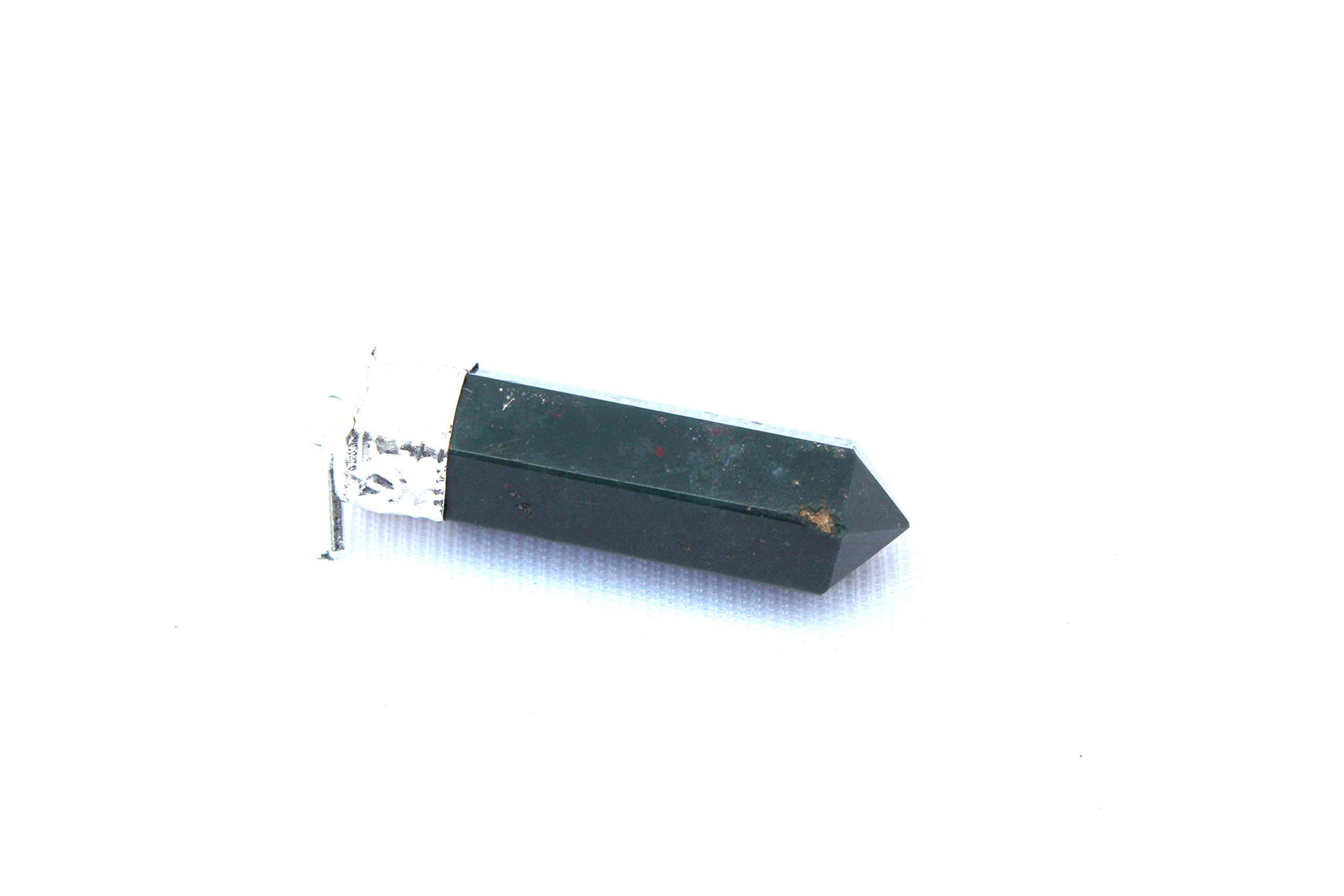 Bloodstone Point Pendant | Gemstone Healing | Crystal Therapy | Natural Crystal Point Pendant