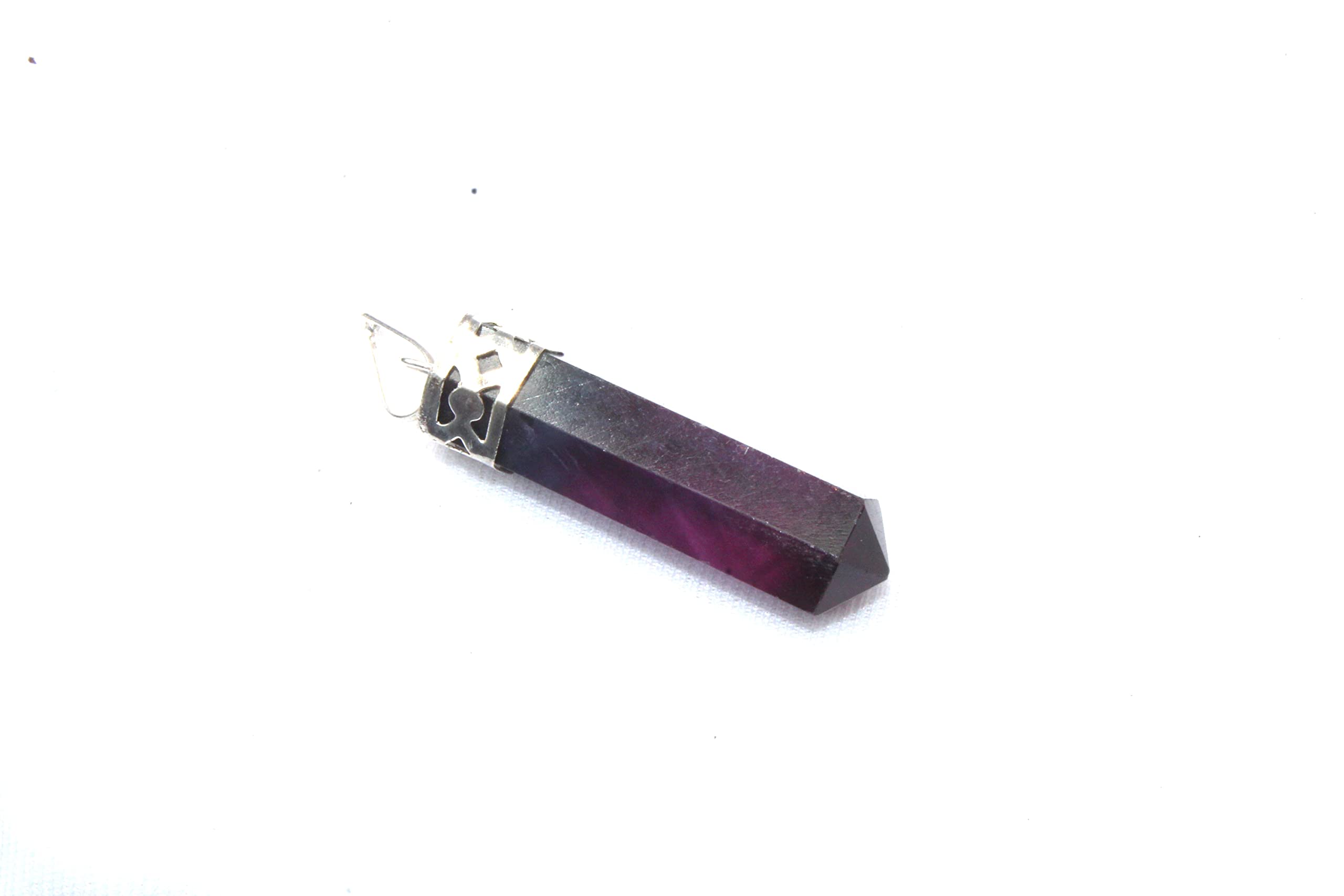 Purple Flourite Point Pendant | Gemstone Healing | Crystal Therapy | Natural Crystal pendant