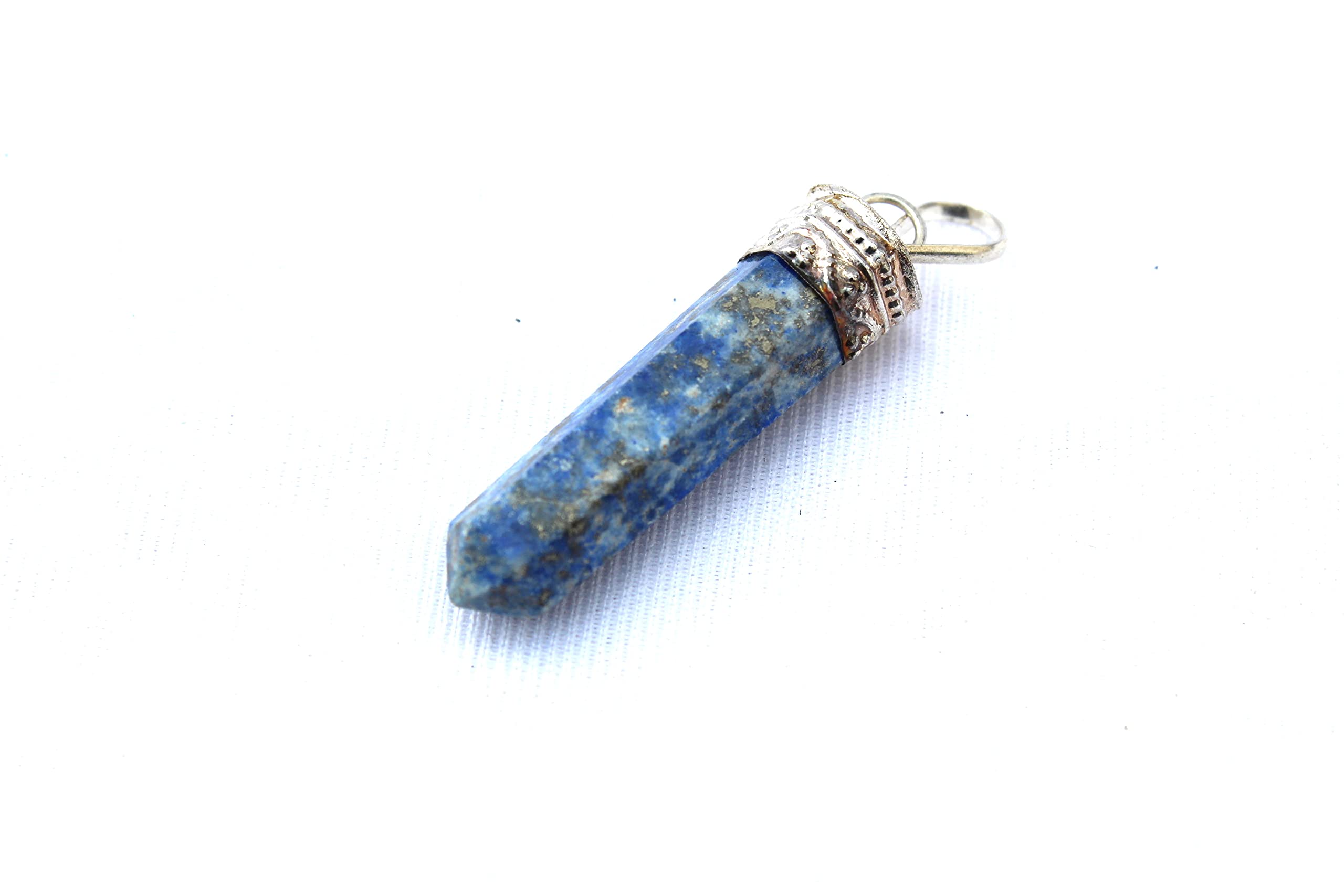 Lapis Lazuli Point Faceted Pendant | Crystal Therapy | Purification Calmness | Natural Crystal Pendant