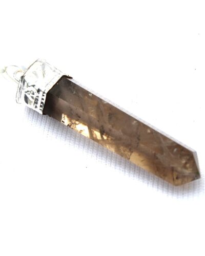 Smokey Point Faceted Pendant | Gemstone Healing | Purification Desire | Natural Crystal Pendant