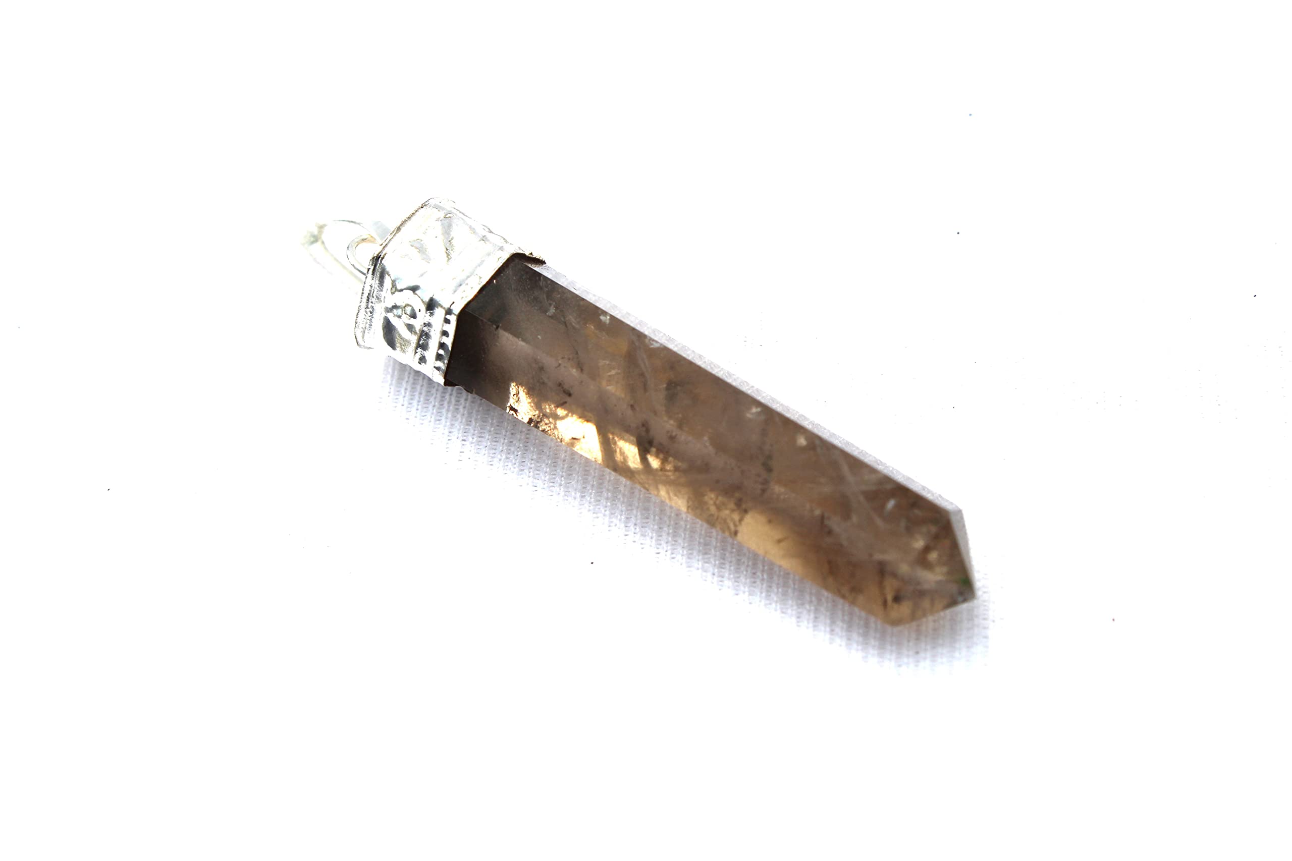 Smokey Point Faceted Pendant | Gemstone Healing | Purification Desire | Natural Crystal Pendant