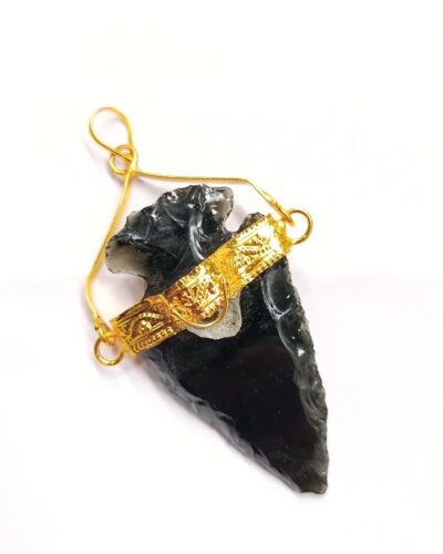 Tourmaline Arrowhead Pendant | Protection | Crystal Healing | Spiritual Healing | Natural Crystal Pendant