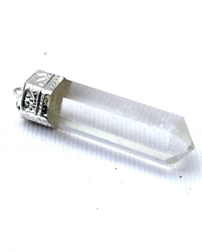 Crystal Quartz Point Pendant | Energy Amplification | Crystal Therapy | Divine Energy | Natural Crystal Pendant