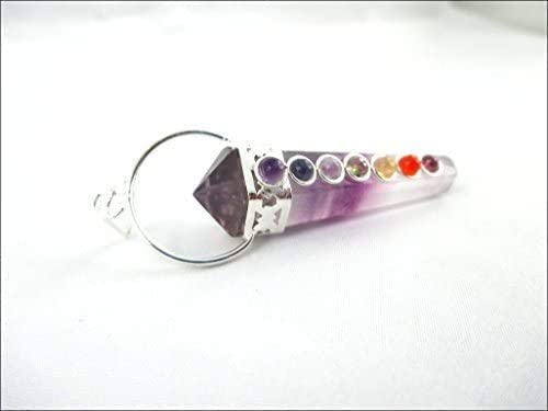 Multiflourite Double Point Chakra Pendant | Gemstone Healing | Spiritual Healing | Natural Crystal Pendant