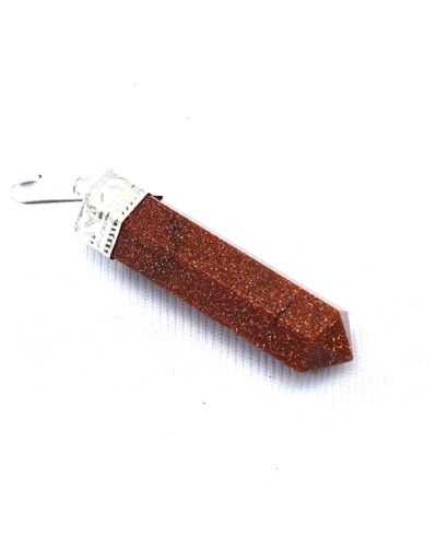 Red Goldstone Point Pendant | Gemstone Healing | Crysal Therapy | Natural Crystal Pendant