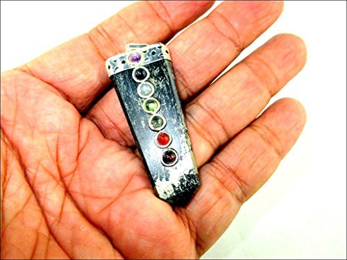 Pyrite Flat chakra Pendant | Wealth Prosperity Attraction | Natural Crystal | Gemstone Healing