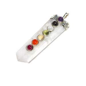 Howlite Flat Chakra Pendant | Gemstone Healing | Crystal Therapy | Natural Crystal Pendant