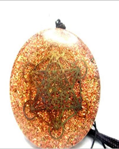 Handmade Metatron Orgone Pendant | 3rd Eye Activation Spiritual Healing Divine Energy | Pendant