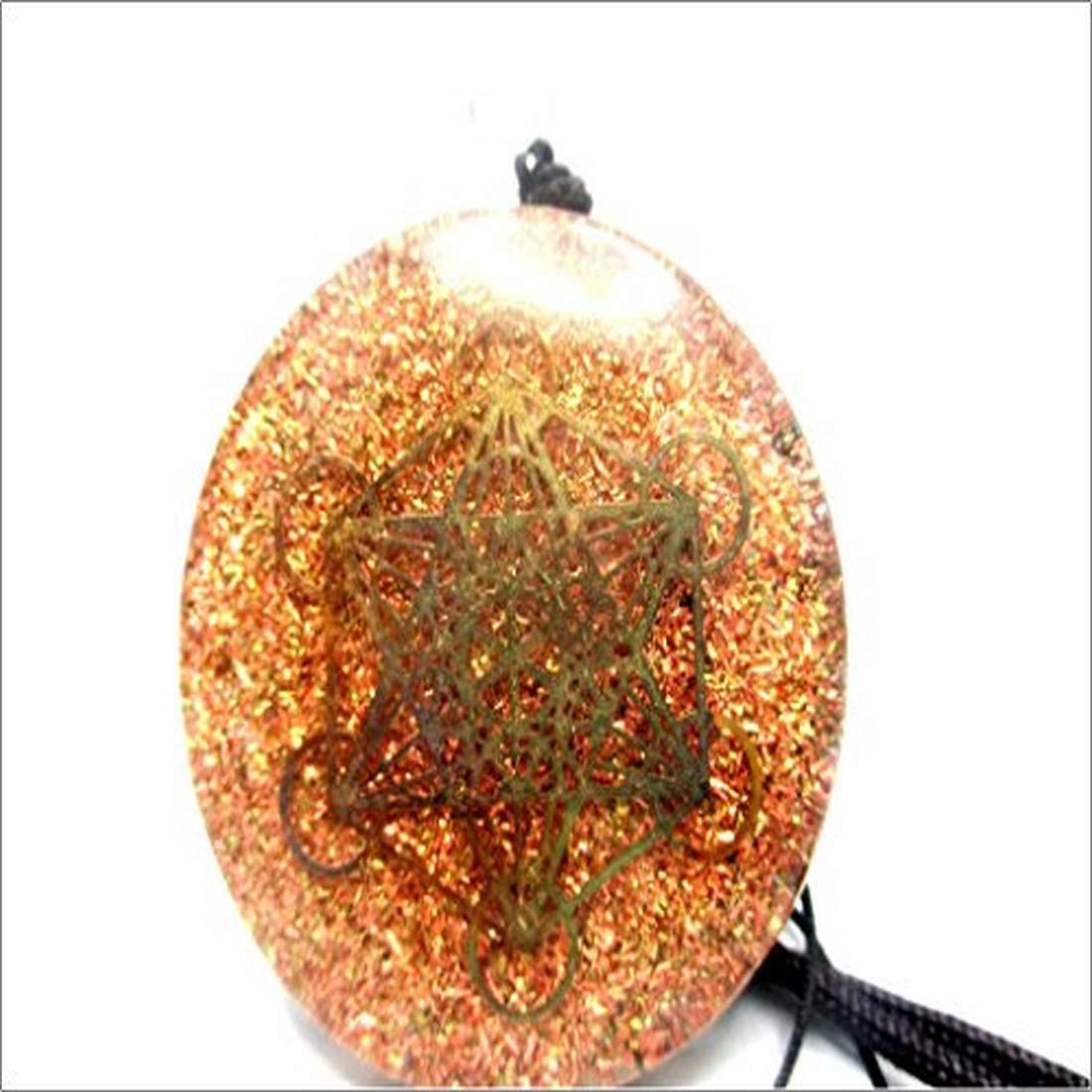 Handmade Metatron Orgone Pendant | 3rd Eye Activation Spiritual Healing Divine Energy | Pendant