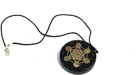 Tourmaline Metatron Orgone Pendant | Protection Energy Healing Meditation Spiritual Healing | Metatron Pendant