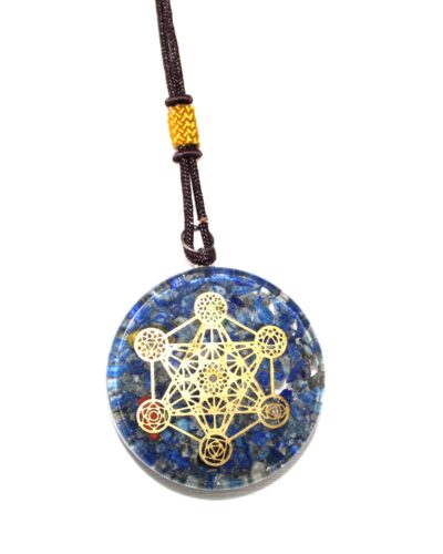 Lapis Lazuli Metatron orgone pendant | Spiritual Healing Meditation Peace calmness | Metatron Pendant