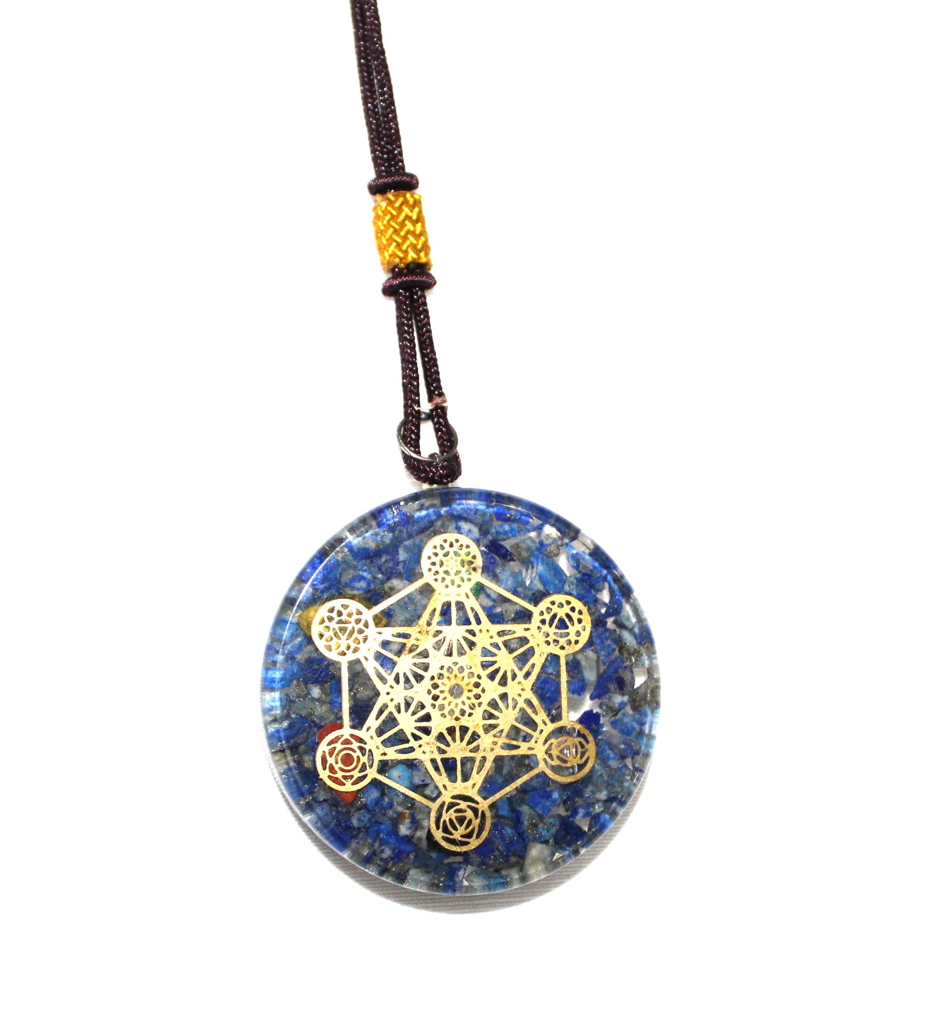 Lapis Lazuli Metatron orgone pendant | Spiritual Healing Meditation Peace calmness | Metatron Pendant
