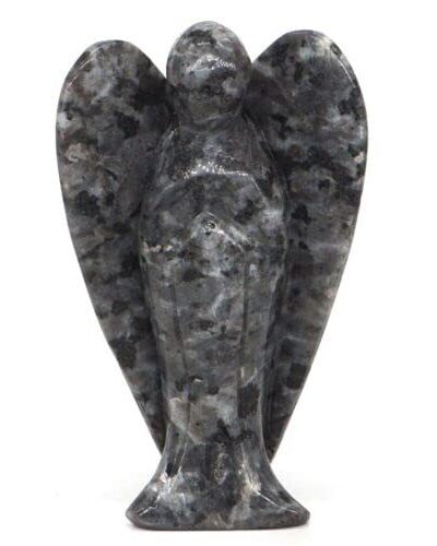 Larvakite Gemstone Angel | 2-inch | Spirituality | Crystal Therapy | Gemstone Healing | Guardian Angel | Home Decor