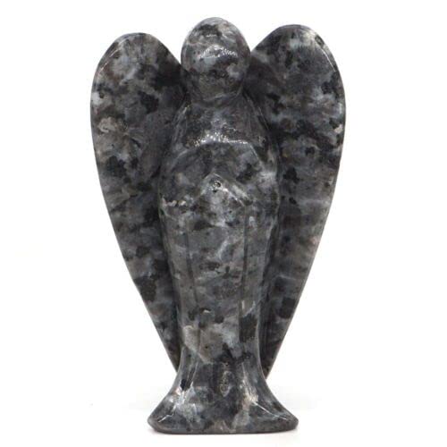 Larvakite Gemstone Angel | 2-inch | Spirituality | Crystal Therapy | Gemstone Healing | Guardian Angel | Home Decor