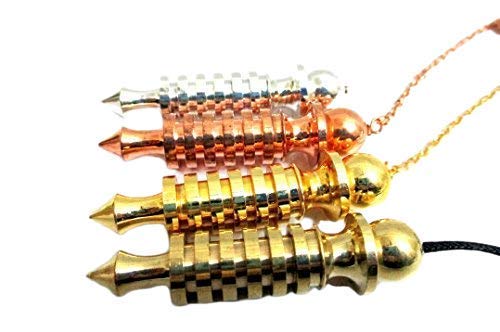 6 Isis Metal Pendulum | Spiritual Healing | Reiki Balance | Dowsing | Metal Pendulum