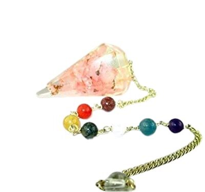 Rose Quartz Orgone Pendulum | Spiritual Healing | Relationship | Love | Dowsing Pendulum | Orgone Pendulum