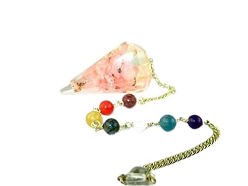Rose Quartz Orgone Pendulum | Spiritual Healing | Relationship | Love | Dowsing Pendulum | Orgone Pendulum