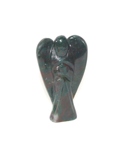 Bloodstone Gemstone Angel | 3-inch | spirituality | Natural Crystal Angel | Home Office Decor